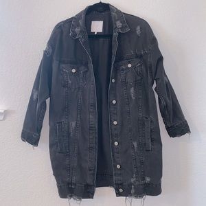 Oversized Zara denim jacket